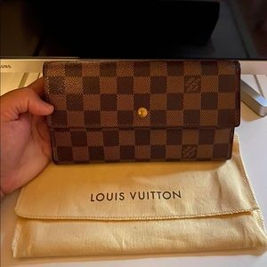 original used louis vuitton international wallet